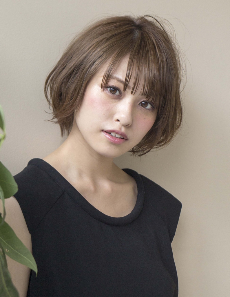 ニュアンスパーマのショートボブ EN257 ヘアカタログ・髪型・ヘアスタイルAFLOAT（アフロート）表参道・銀座・名古屋の美容室・美容院