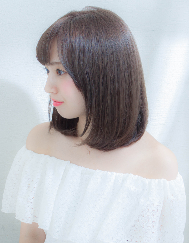 大人女子のミディアムストレート(KJ89) ヘアカタログ・髪型・ヘアスタイルAFLOAT（アフロート）表参道・銀座・名古屋の美容室・美容院