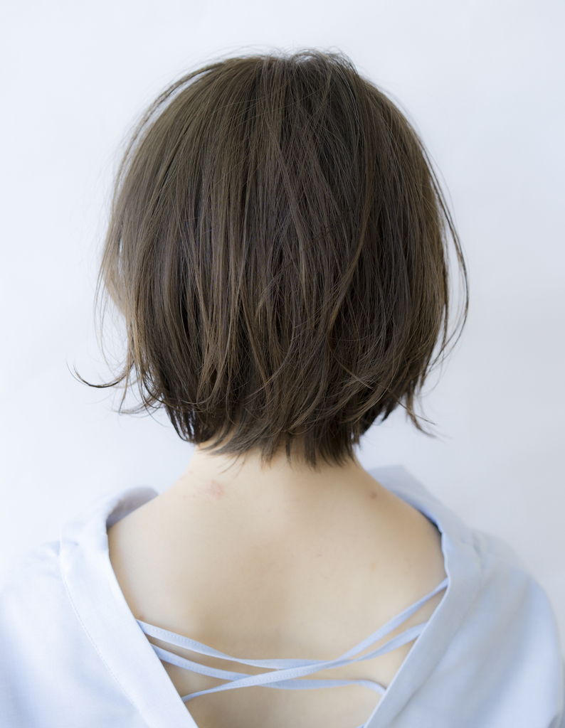 小顔になる前髪・耳かけ外ハネ（SE216) ヘアカタログ・髪型・ヘアスタイルAFLOAT（アフロート）表参道・銀座・名古屋の美容室・美容院