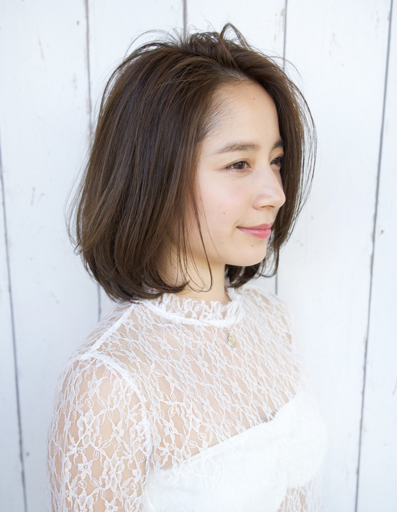 横顔美人なボブはいかが。（HY207） ヘアカタログ・髪型・ヘアスタイルAFLOAT（アフロート）表参道・銀座・名古屋の美容室・美容院